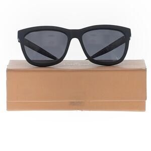 L'APPEL Eyewear Cote oversized matte black unisex handcrafted sunglasses w/ case